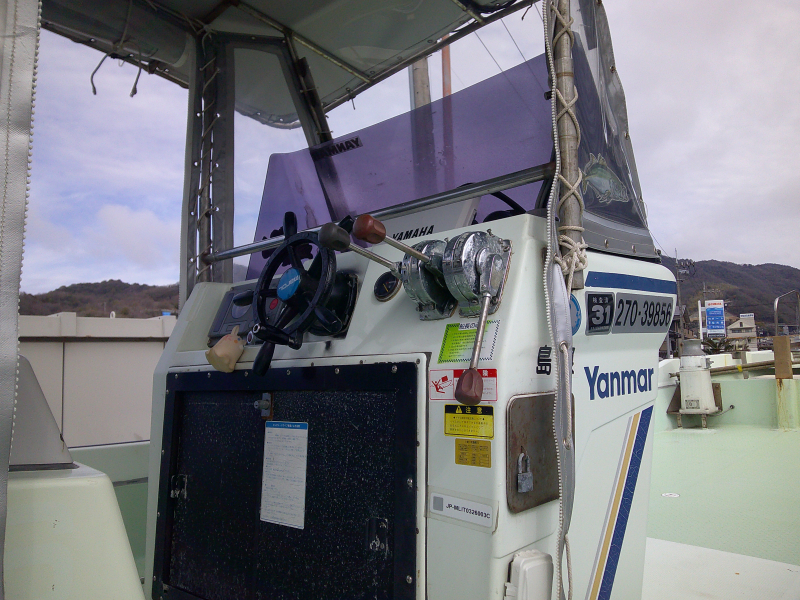 □W/865☆ヤンマー YANMAR☆船舶用リモコンレバー☆型番不明☆動作不明☆ジャンク
